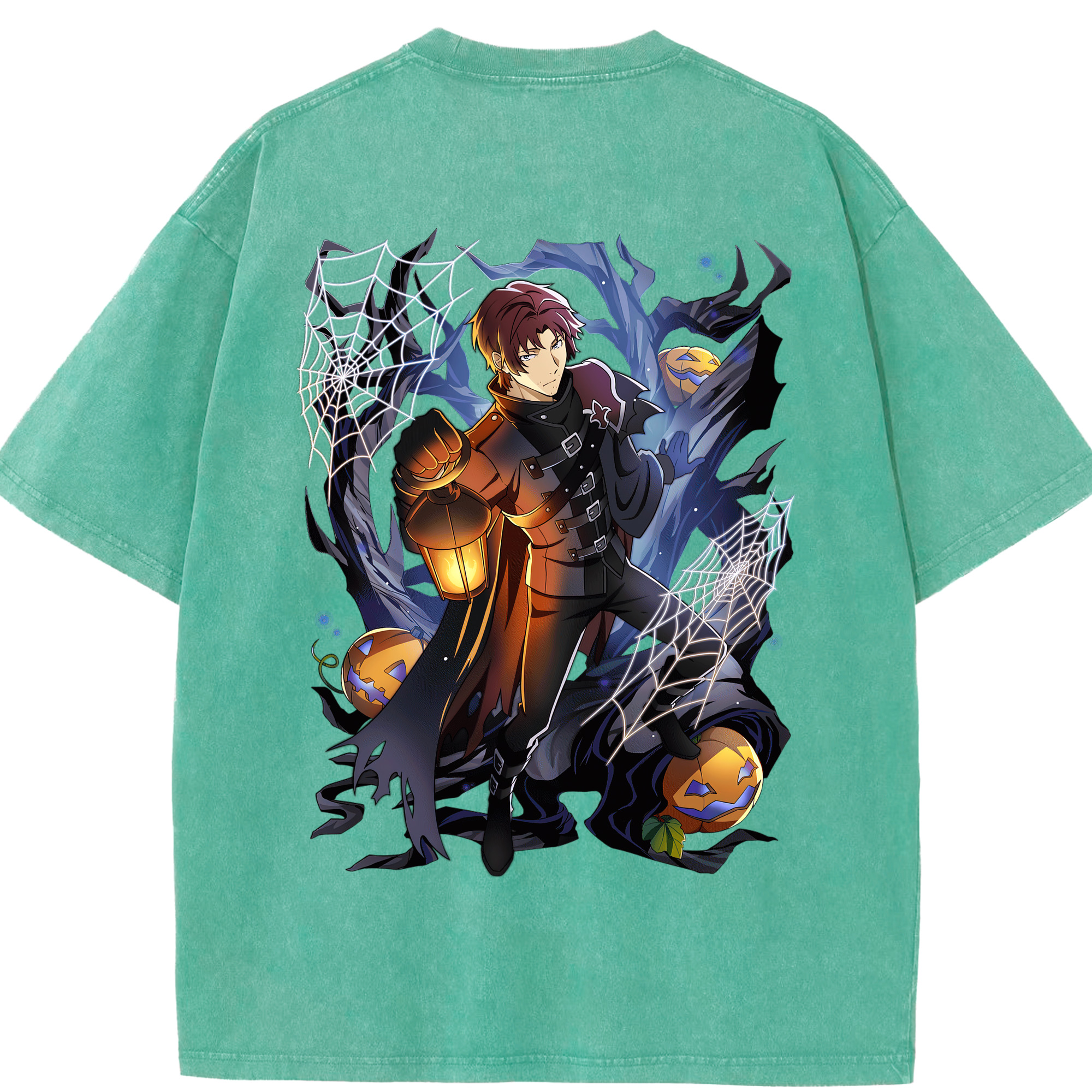 （画像用） 文豪ストレイドッグス Bungo Stray Dogs 綿100% ヴィンテージ風 半袖Tシャツ（背面プリント）